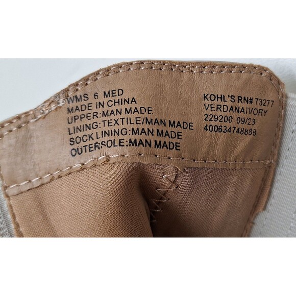 Lauren Conrad Verdana Heeled Zip Ankle Boots - Ivory - Women's Size 6 - NEW! - Picture 8 of 9